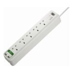 PM5U-UK | APC ESSENTIAL SURGEARREST 5 OUTLETS WITH 5V, 2.4A 2 PORT USB CHARGER 230V UK